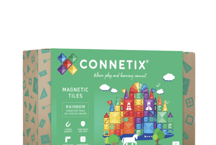 Connetix Rainbow Creative Pack magnetinis konstruktorius – 102 dalių