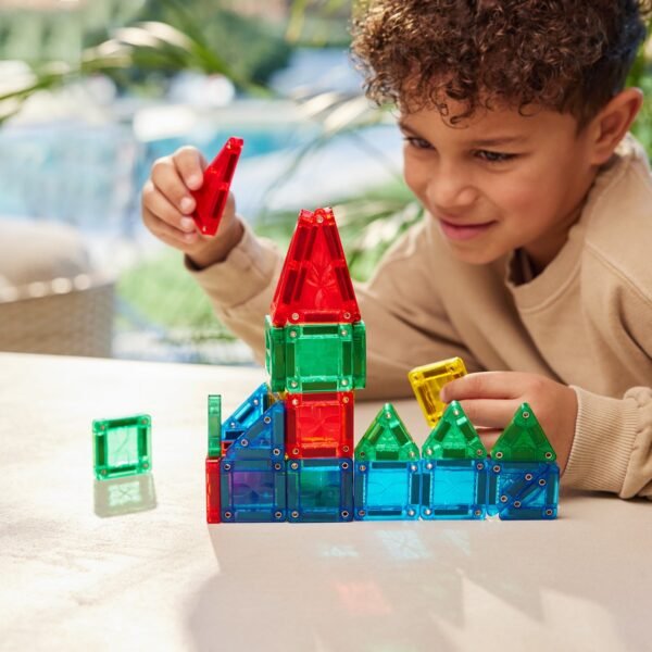CleverClixx magnetinis mini plytelių rinkinys – 28 dalių