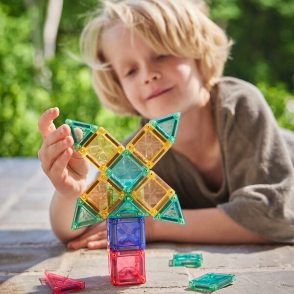 CleverClixx magnetinis mini plytelių rinkinys – 28 dalių