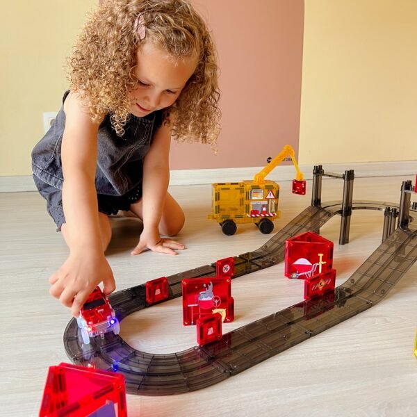 CleverClixx Construction Builder magnetinis konstruktorius – 48 dalių