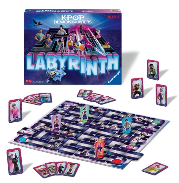 ravensburger-labirintas-kpop-demon-hunters-zaidimo-lenta