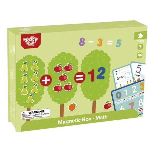 TOOKY TOY magnetinė matematikos dėžutė, 86 dalys